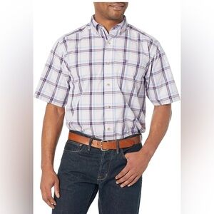 ARIAT Men's Pro Series Miller Classic Fit Shirt - Lilac (XS)